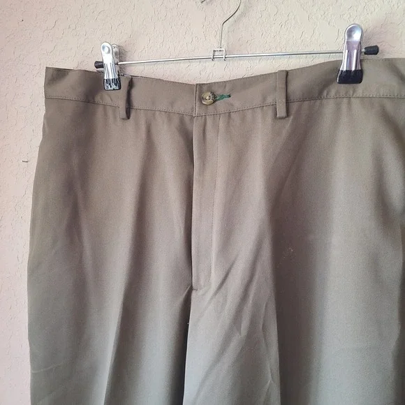 Tommy‎ Hilfiger Pants Mens 36X32 Green Chino Traveler Tommy Micro Tech Casual - Picture 3 of 8